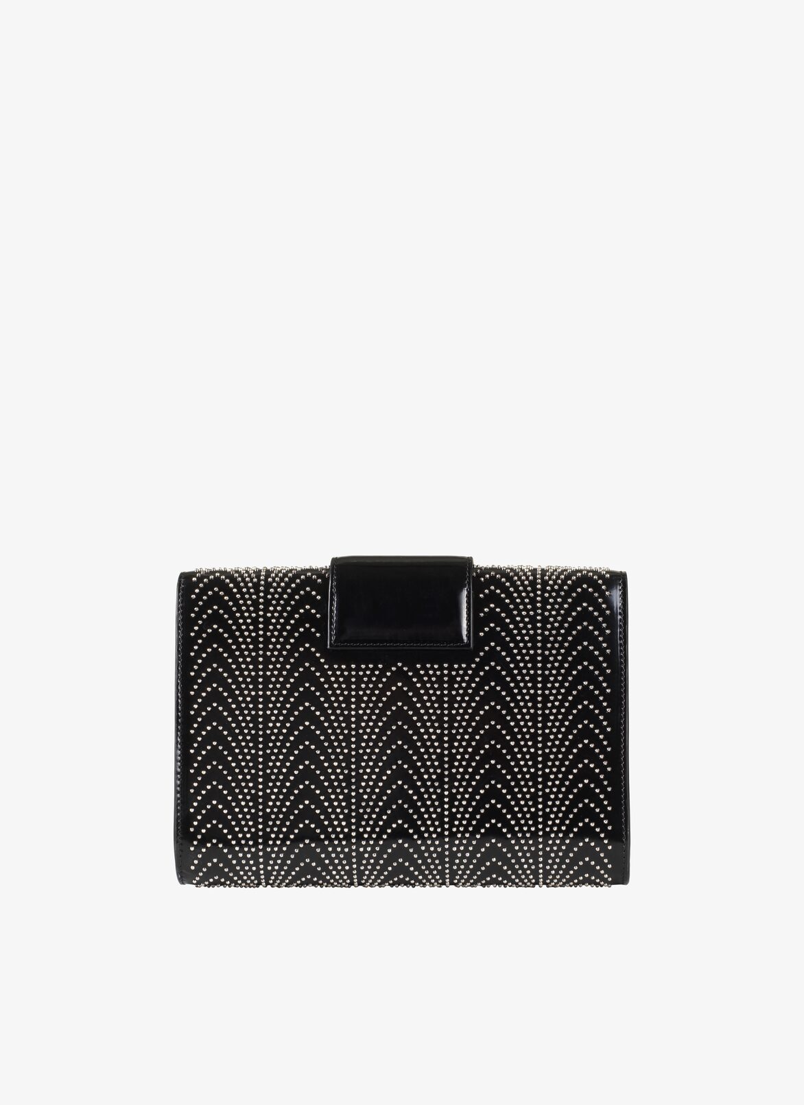 SIMONE CLUTCH LAQUE CASCADE BLACK ALAÏA BLACK  SIMONE CLUTCH LAQUE CASCADE BLACK